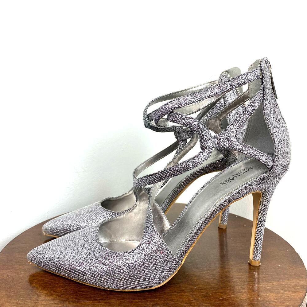 Michael Kors Catia Sparkling Silver Glitter Chain… - image 2